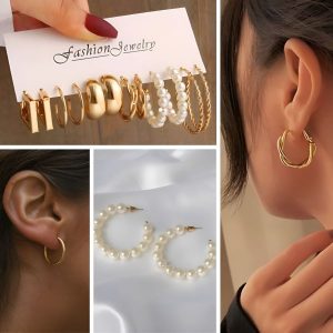 Ensemble de boucles d'oreilles | GOLDHOOPS